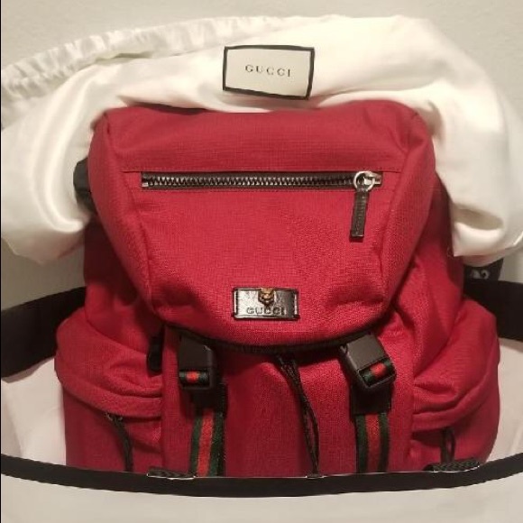 Gucci Techno Canvas Backpack - Picture 1 of 4